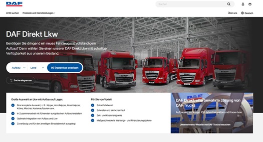 DAF-Direkt-Homepage
