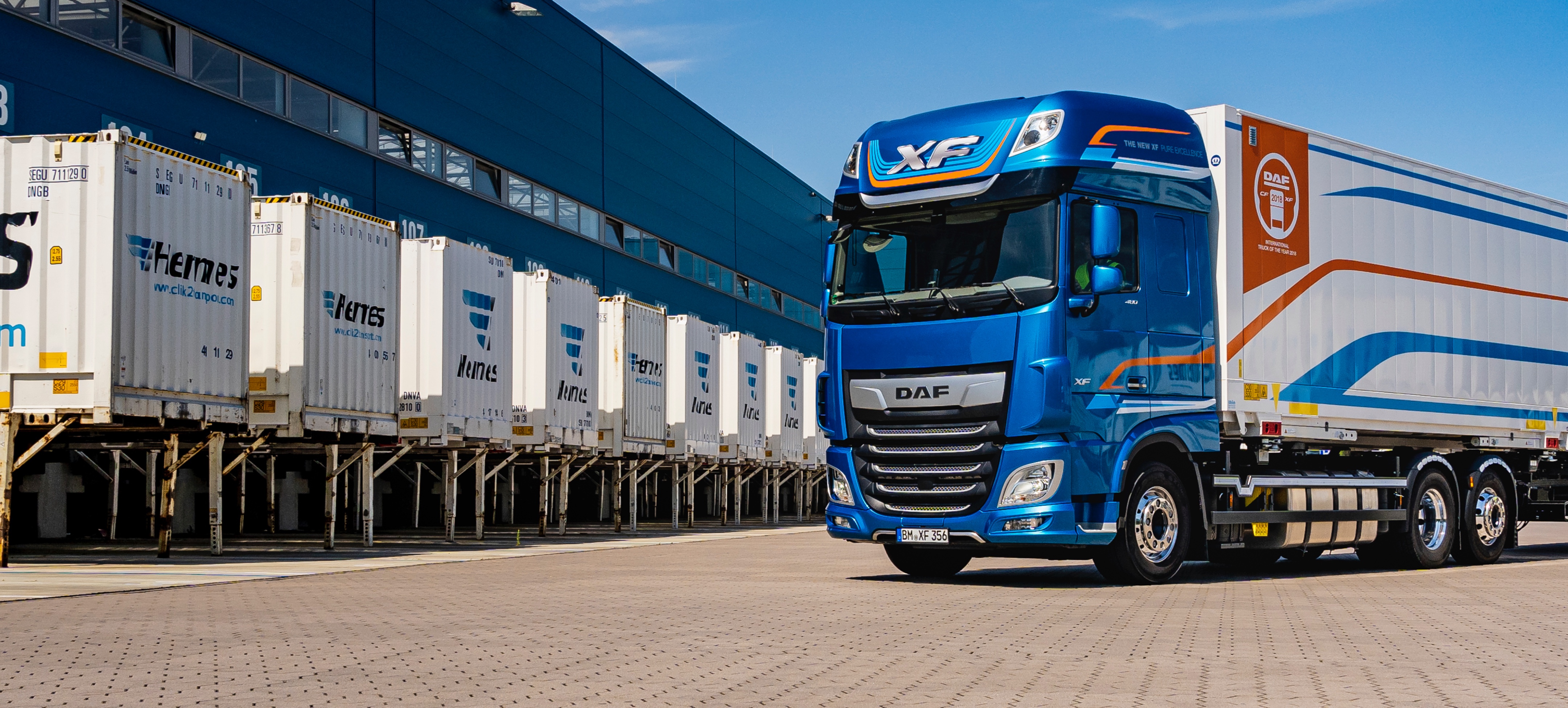 DAF XF mit Wechselbrücken